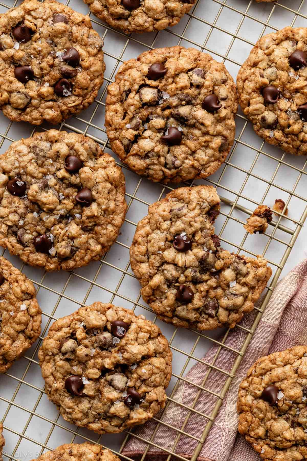 Secrets for Bakery-Style Oatmeal Chocolate Chip Cookies